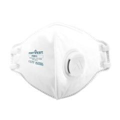 Mascherina FFP3 Dolomia Pieghevole con Valvola (Pk20) Portwest P351