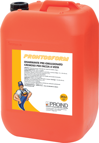 Disarmante pre-emulsionato cremoso per faccia a vista Prontosform Proind