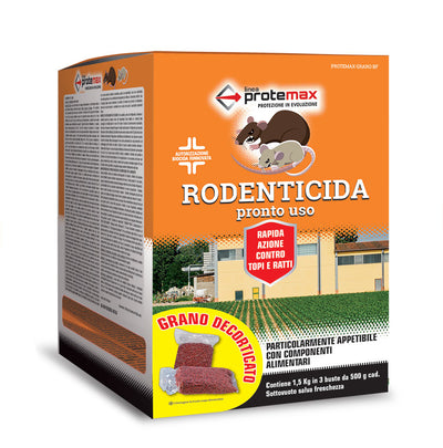 RODENTICIDA GRANO BF (3 buste da 500g) — Protemax