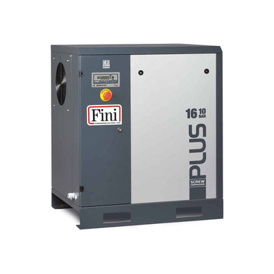 PLUS 15-10 Compressore a vite con trasmissione a cinghia. - Fini Compressori