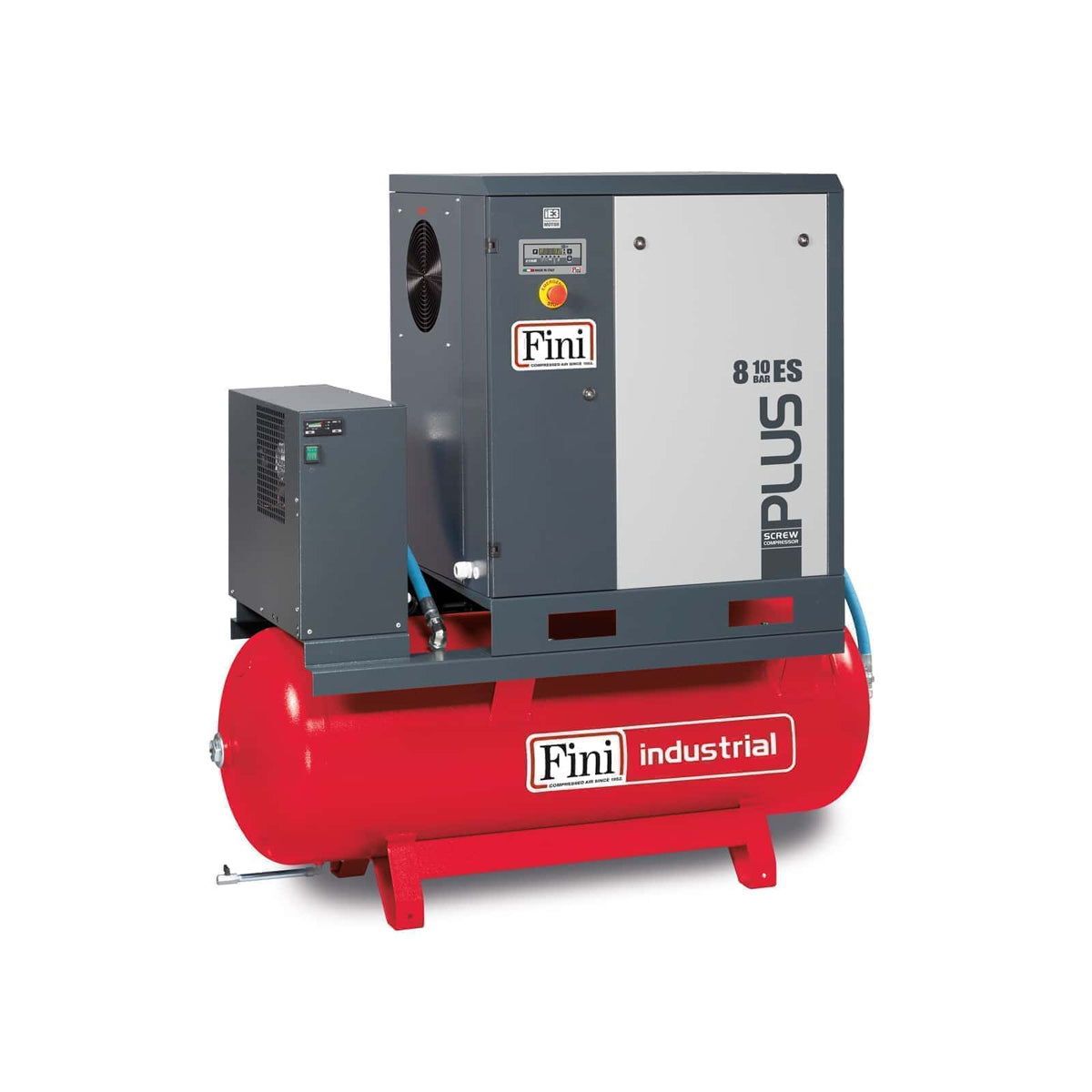 PLUS 11-15-270 ES Compressore a vite con trasmissione a cinghia - Fini Compressori