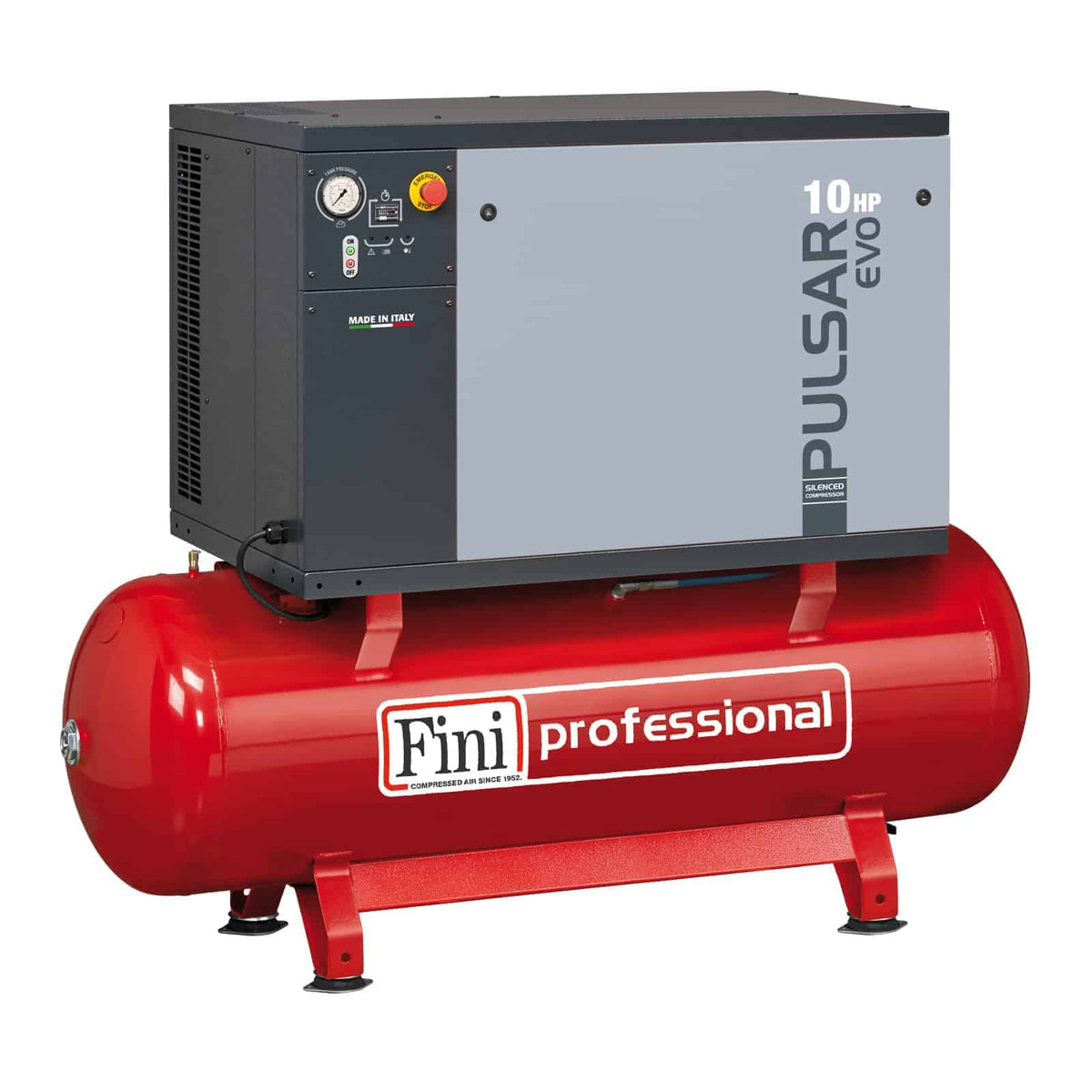 Pulsar Evo BK120-500-10-SD Compressore silenziato professionale a - Fini Compressori