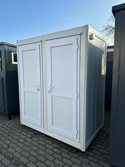 Container sanitario 1,30 × 2,05 M con DOCCIA DOPPIA Garico Box