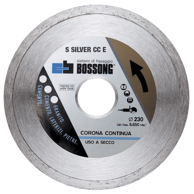 Disco Diamantato Disco a corona continua S SILVER CCE Bossong