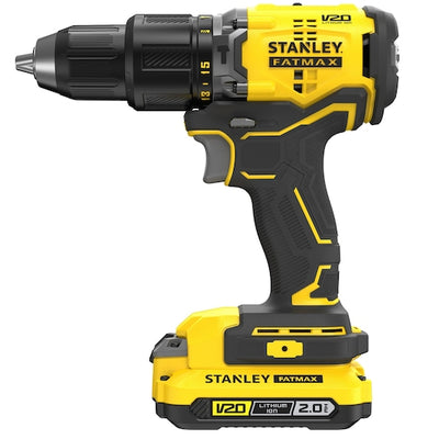 TRAPANO AVVITATORE A PERCUSSIONE BRUSHLESS V20 ® FATMAX® 18V - 2.0 AH (SFMCD715D2K-QW) Stanley