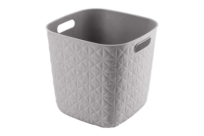 Cesto portaoggetti Softex Cube 15 L tortora 27,9x27,9x26,9 cm Curver