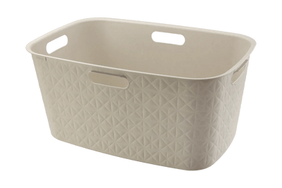 Cesto portabiancheria Softex 45 L bianco gesso 59,4x39,7x27,4 cm Curver