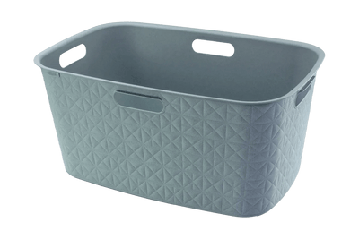 Cesto portabiancheria Softex 45 L verde acqua 59,4x39,7x27,4 cm Curver