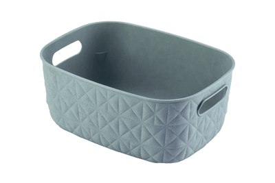 Cesto portaoggetti Softex S 4 L verde acqua 26,4x19,4x11,1 cm Curver