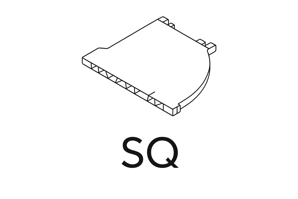 SQ - Factor Arch Shelf - Graphite Keter