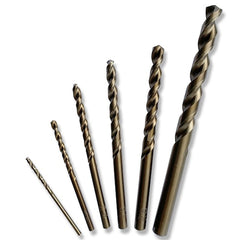 Set 6 punte per metallo al cobalto HSS-Co 2-3-4-5-6-8 mm in valigetta Stanley STA56002-QZ