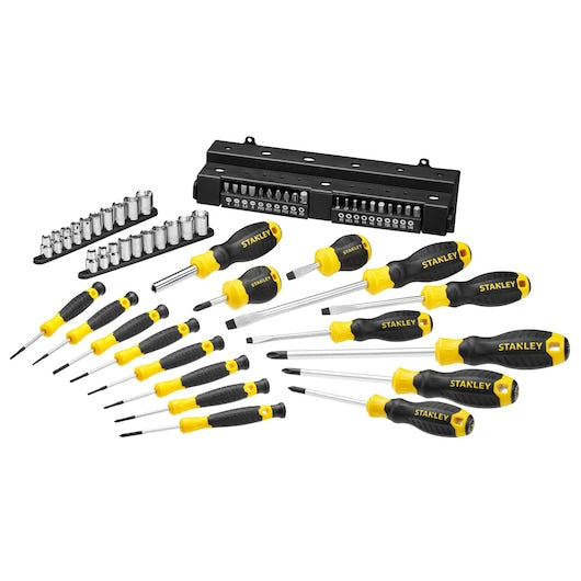 Set 57 giraviti ®, inserti e chiavi a bussola (STHT0-62143) Stanley