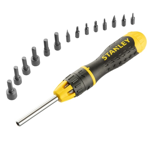 Giravite portainserti a cricchetto con 20 inserti (STHT0-62574) Stanley