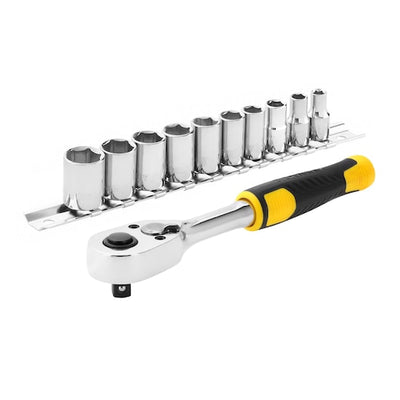 Set 11 pz cricchetto att.1/4" + chiavi a bussola (STMT82666-0) Stanley