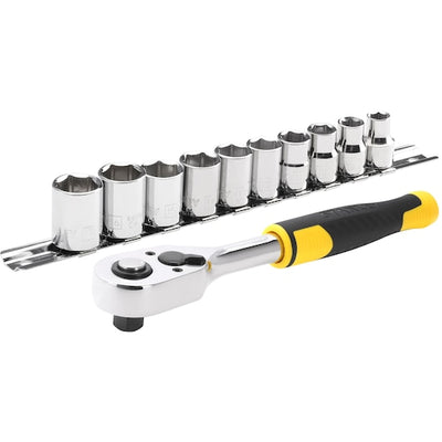Set 11 pz cricchetto att. 3/8" + chiavi a bussola (STMT82670-0) Stanley