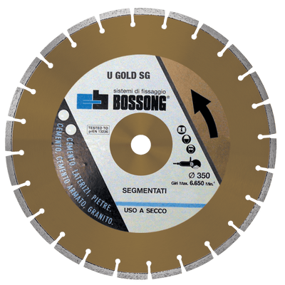 Disco Diamantato Disco segmentato saldatura laser U GOLD SG Bossong
