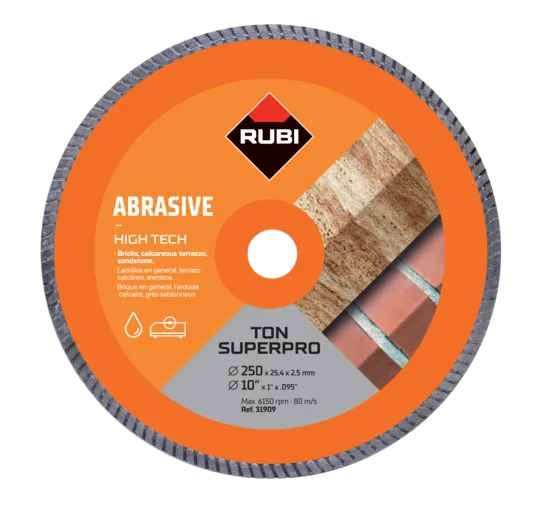 Rubi Disco diamantato materiale abrasivo TURBO-TON