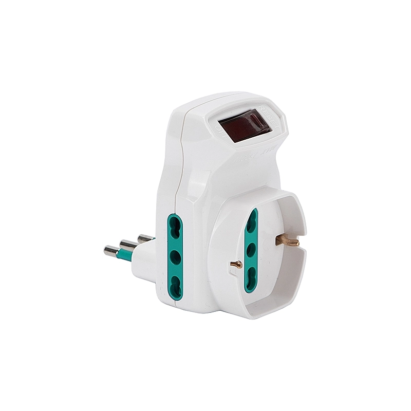 ADATTATORE TRIPLO CON INTERRUTTORE 87317