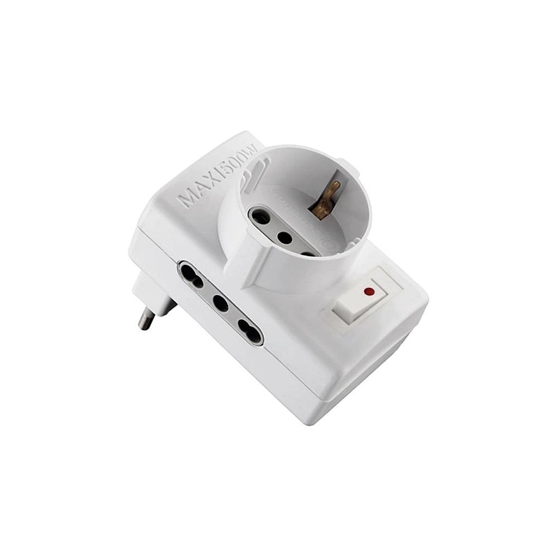 ADATTATORE TRIPLO SPINA 10A