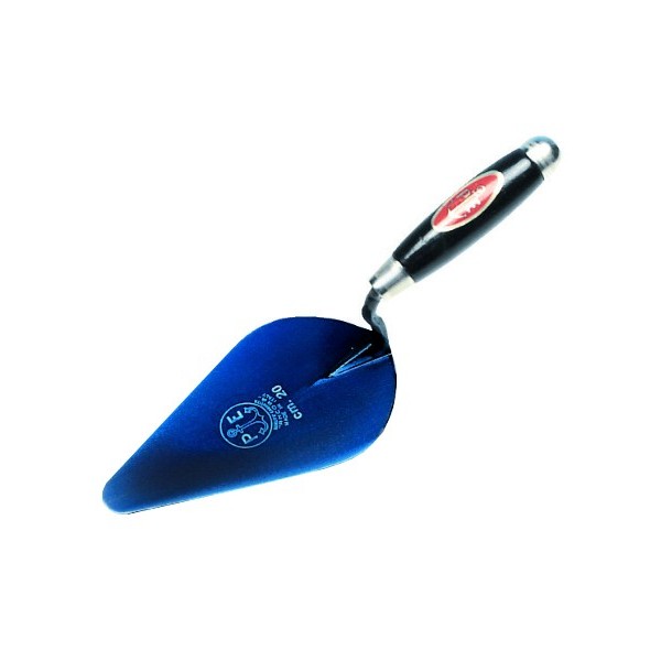 Argentinian type trowel reinforced black handle with metal cap Pavan