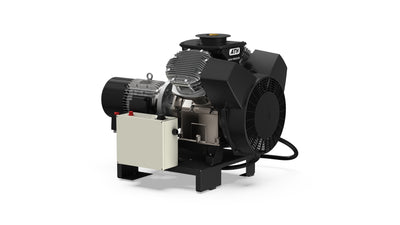 Industrial Tech oil lubricated piston compressor (ATH) - 10HP-15bar -Base Mounted Abac