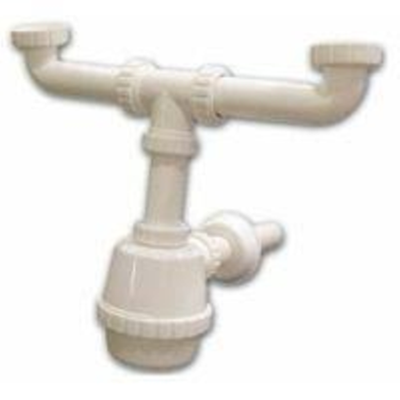 SIFONE IN PVC x SCARICO DOPPIO Bonfante