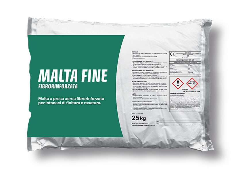 Malta Pronta Malta Fine Fibrorinforzata Bacchi