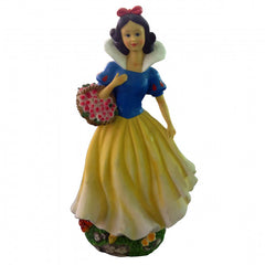 Decorative garden statue, girl with flower basket Lady B, in polyresin Verdelook