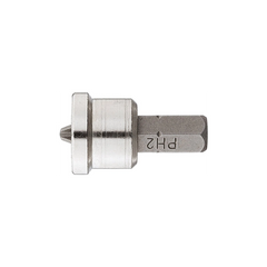 Punta PH2 para placa de yeso laminado con imán y limitador de profundidad 1/4" 25 mm