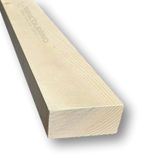 Listones de madera de abeto en bruto, 5x10 cm, A.M.E.S. srl