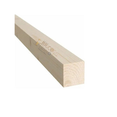 Morale piallato in legno di abete cm 7 x 7