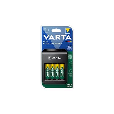 CARICATORE LCD PLUG CHARGER + 4 STILO AA