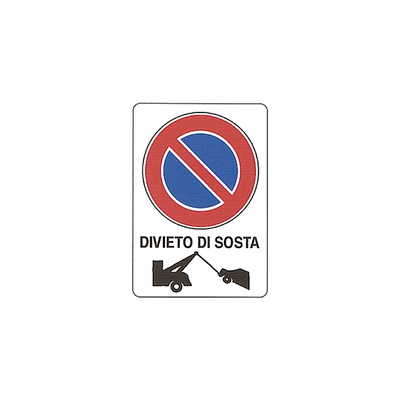 CARTELLO 'DIVIETO DI SOSTA'