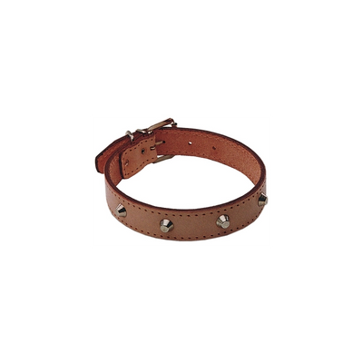 COLLARI IN CUOIO CON BORCHIE