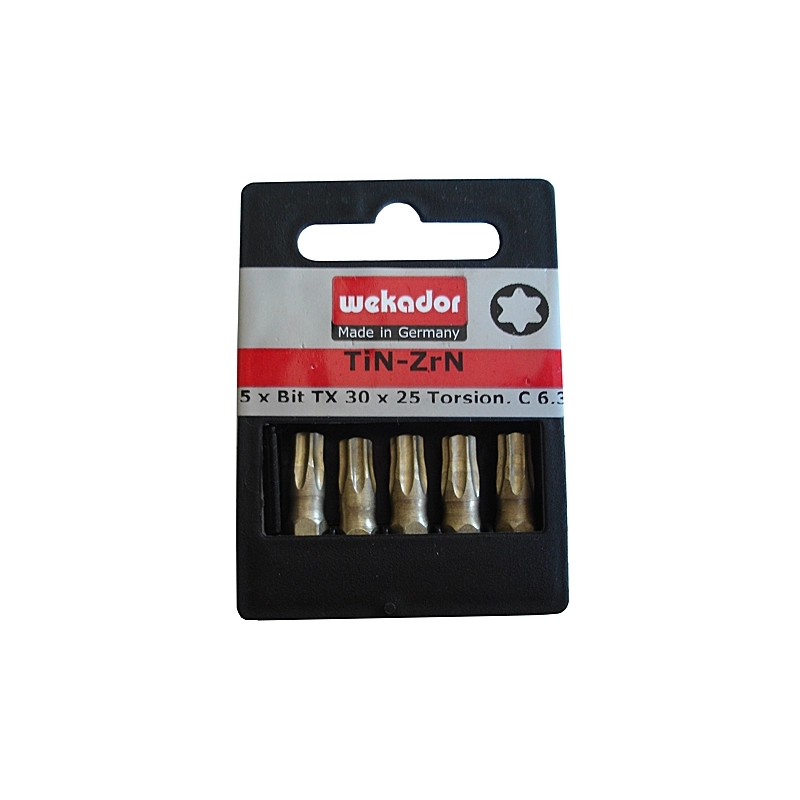 CONFEZIONE 5 BITS ZRN TORX