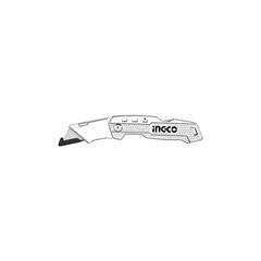 Folding aluminium utility knife
