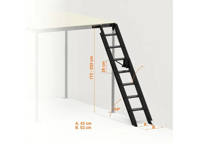 Svelt Scala salvaspazio per soppalchi 54°
