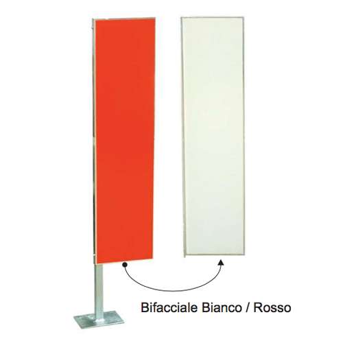 Sisas Delineatore per Galleria Bianco-Rosso
