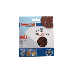 Perforated hook-and-loop disc
