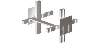 Distanziatore per vetromattone in Polietilene HD Bianco Progress Profiles