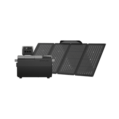 Frigorifero portatile GLACIER 38 l con power station RIVER 2 Pro e pannello solare 220 W EcoFlow