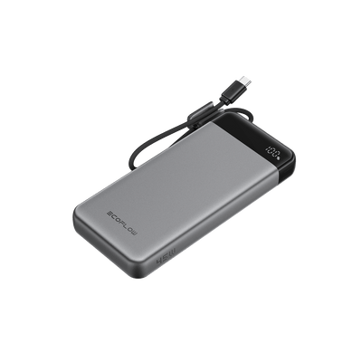 Power bank 20.000 mAh 45 W con cavo USB-C integrato RAPID EcoFlow