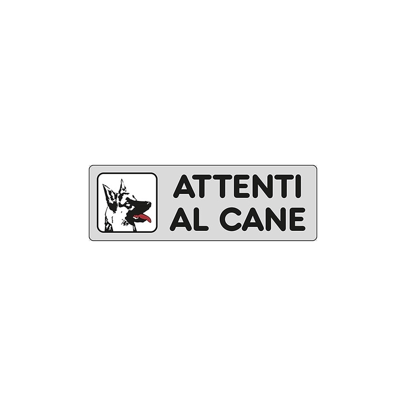 ETICHETTA 'ATTENTI AL CANE'