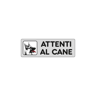 ETICHETTA 'ATTENTI AL CANE'