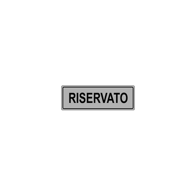 ETICHETTA 'RISERVATO'