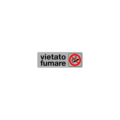 ETICHETTA 'VIETATO FUMARE LEGGE 2005'