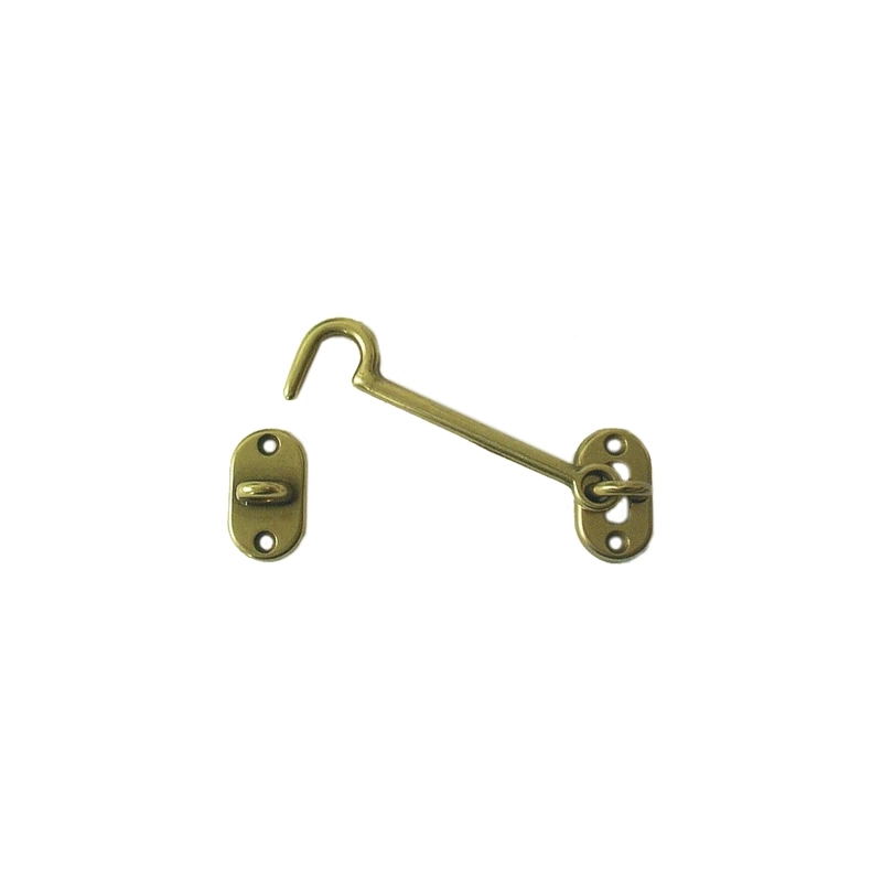 Gancio rigido in ottone lucido