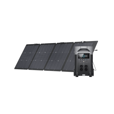 Generatore solare DELTA Pro con pannello solare bifacciale 220 W EcoFlow