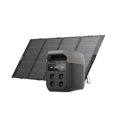 Generatore solare serie DELTA 3 con pannello solare portatile 400 W EcoFlow