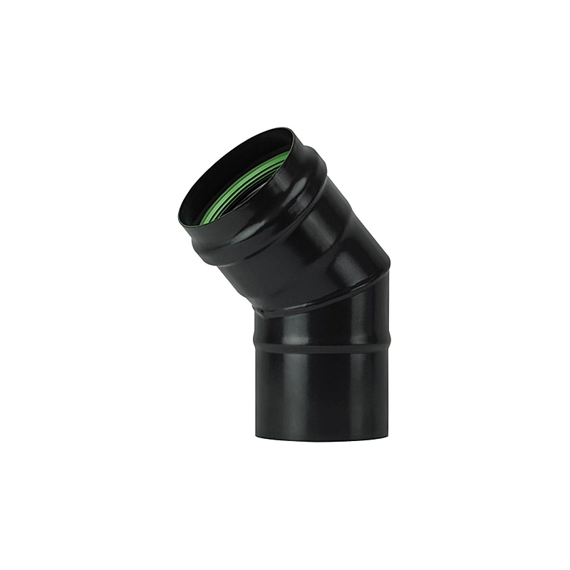 GOMITO PER STUFE PELLET 45 GRADI